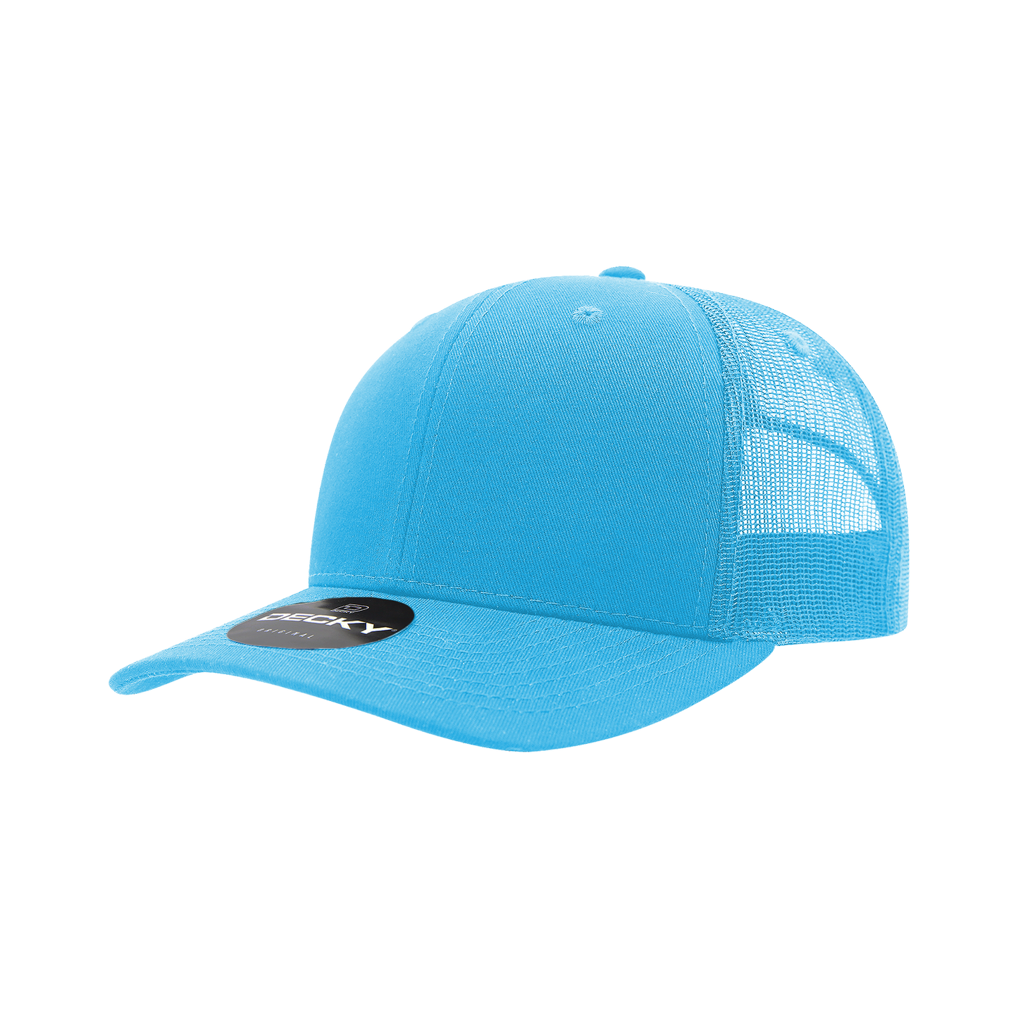 Decky 6021 Mid Profile Trucker Hats 6 Panel Caps Cotton Structured Group A