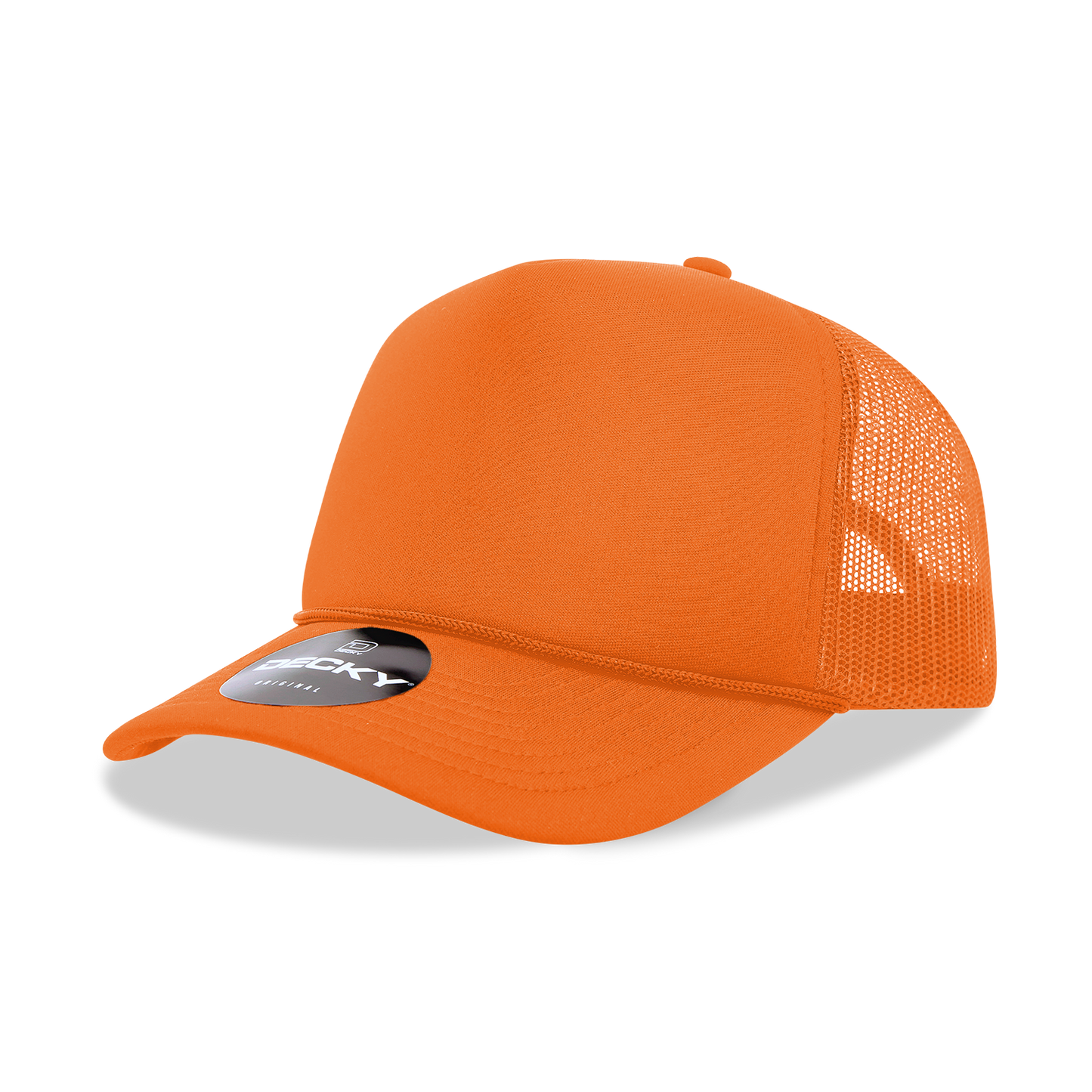 Decky 6025 Mid Profile Foam Trucker Hats 5 Panel Caps Structured