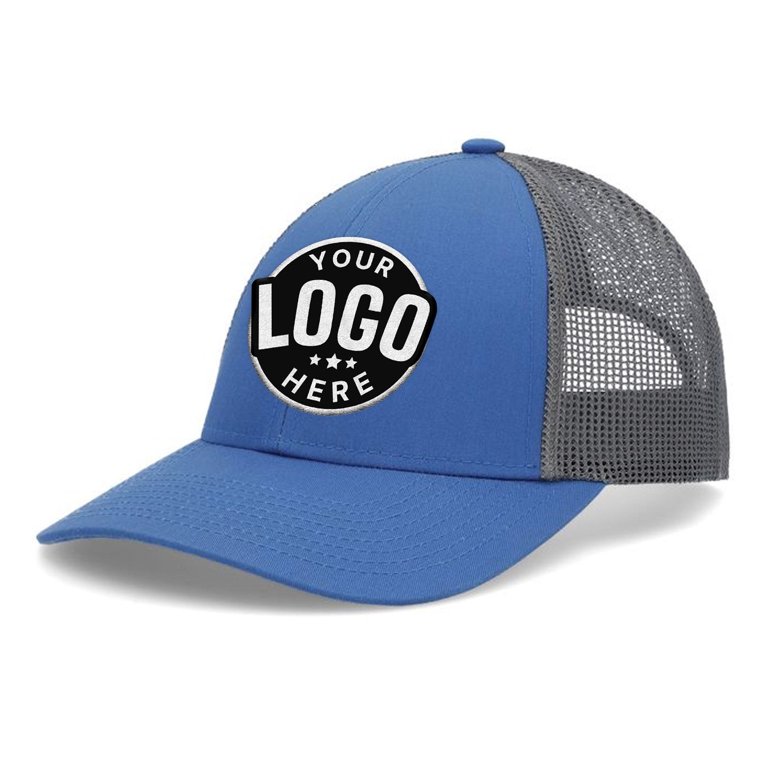Custom Embroidered Pacific Headwear P114 Low-Pro Trucker Cap