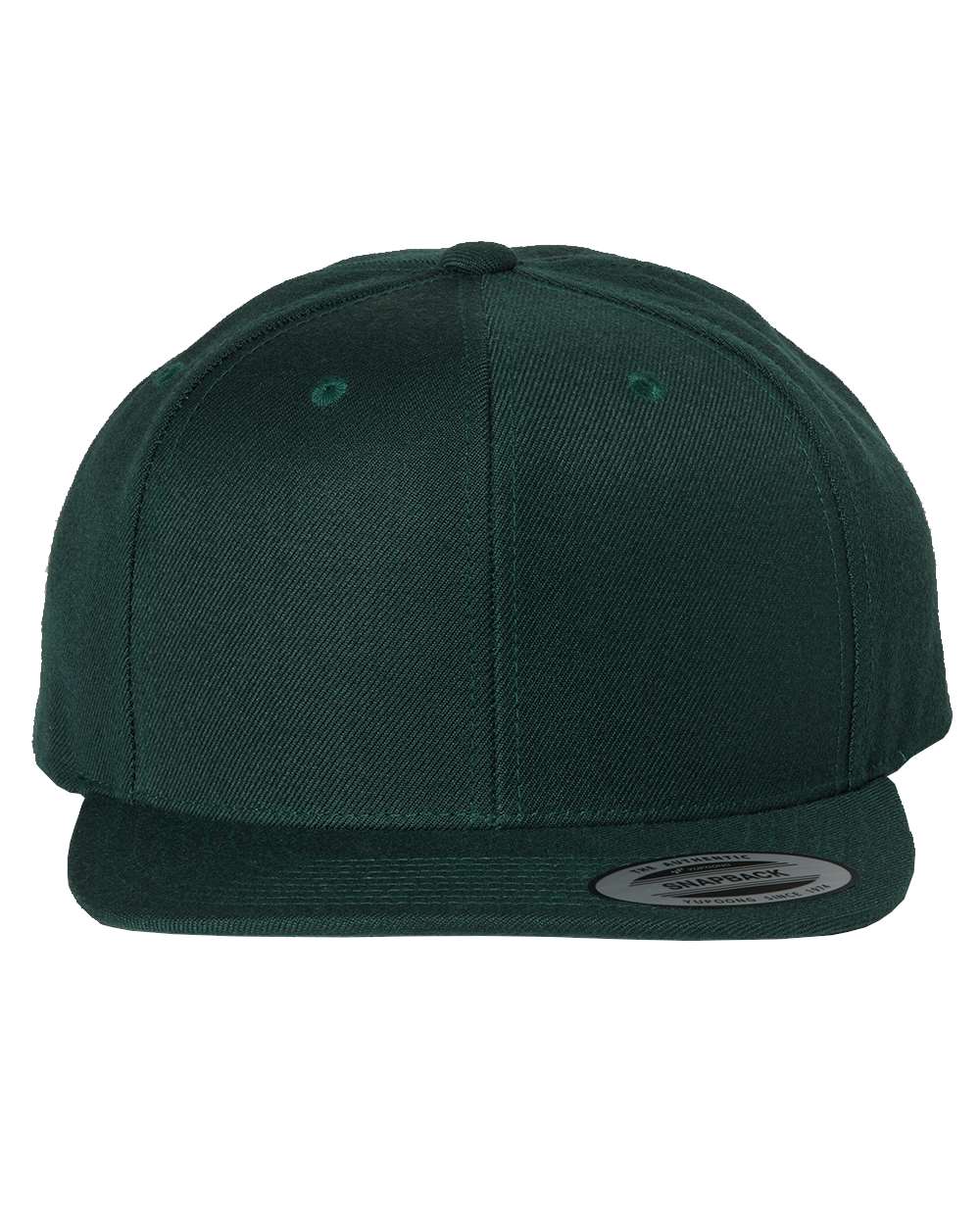 YP Classics Yupoong 6089 Premium Flat Bill Snapback Cap - 6089M