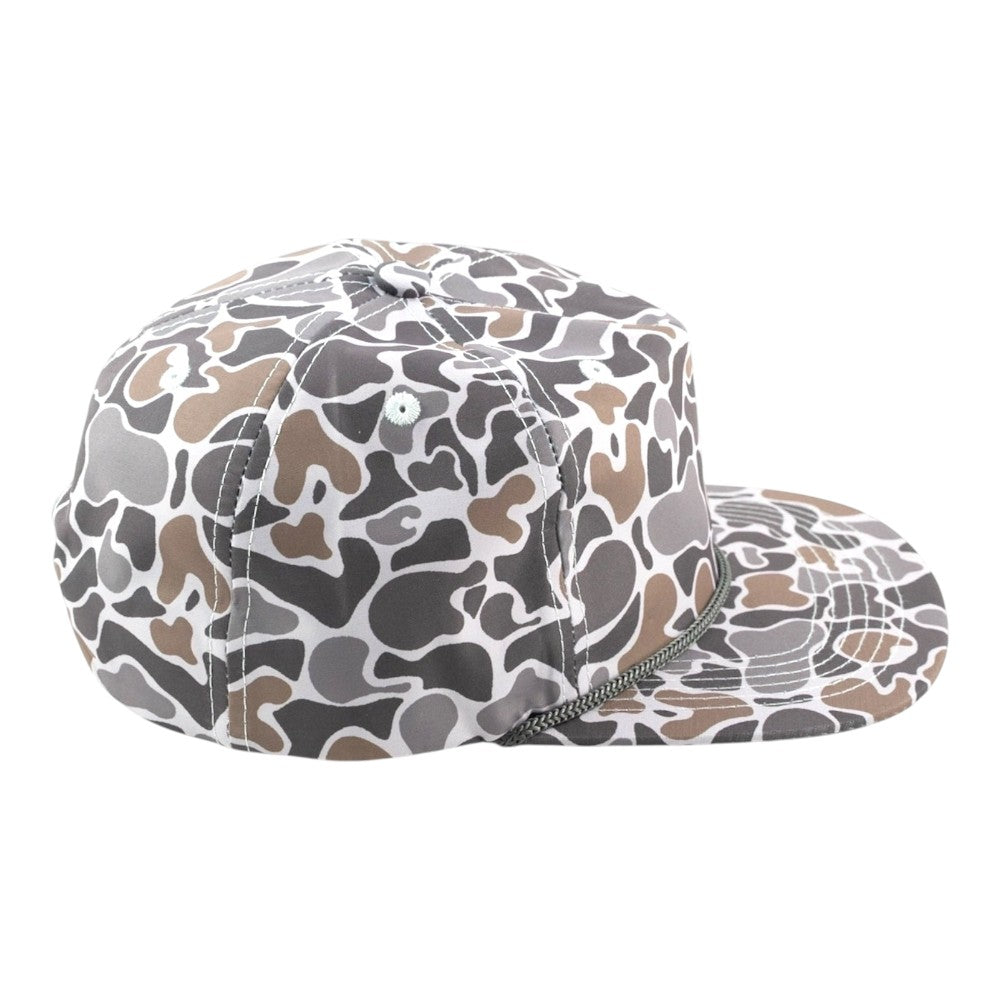 Blank Rope Hats Camo 5-Panel Snapback