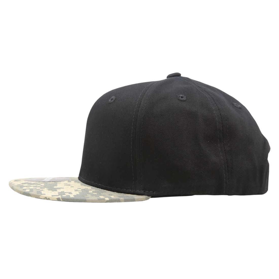 Decky 1047 Camouflage High Profile Snapback Hats 6 Panel Caps Flat Bill Army Wholesale