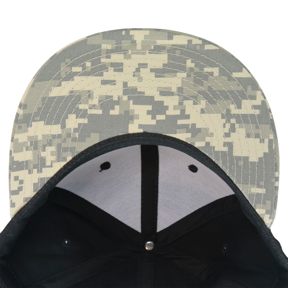 Decky 1047 Camouflage High Profile Snapback Hats 6 Panel Caps Flat Bill Army Wholesale