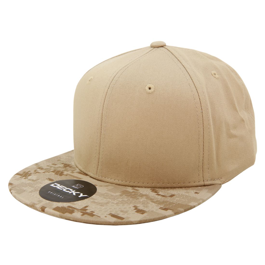 Decky 1047 Camouflage High Profile Snapback Hats 6 Panel Caps Flat Bill Army Wholesale