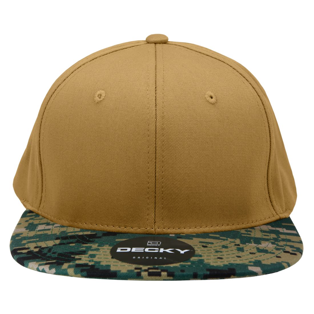 Decky 1047 Camouflage High Profile Snapback Hats 6 Panel Caps Flat Bill Army Wholesale