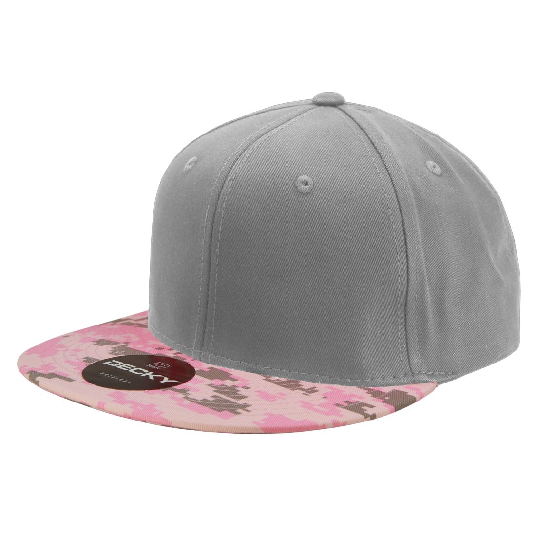 Decky 1047 Camouflage High Profile Snapback Hats 6 Panel Caps Flat Bill Army Wholesale