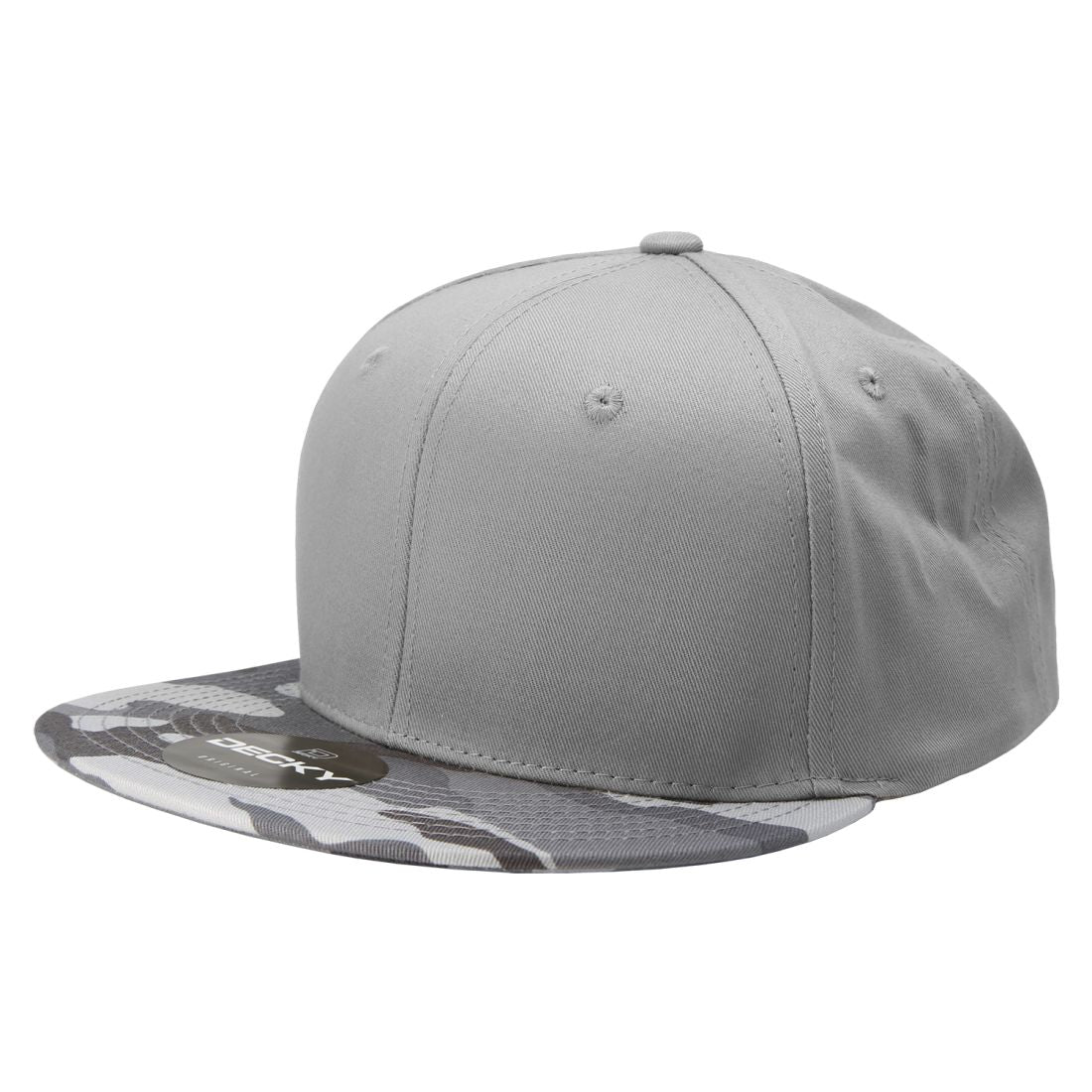 Decky 1047 Camouflage High Profile Snapback Hats 6 Panel Caps Flat Bill Army Wholesale