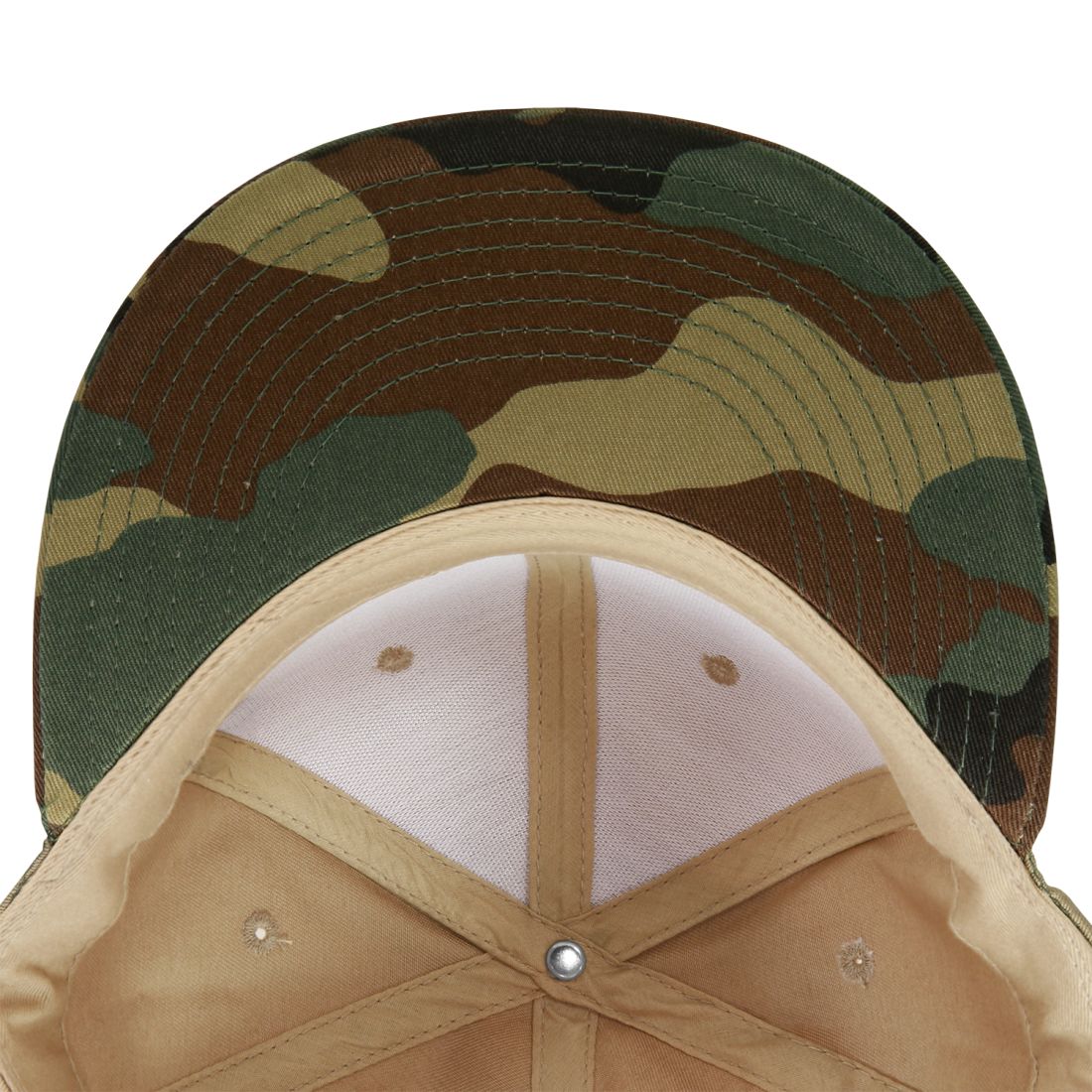Decky 1047 Camouflage High Profile Snapback Hats 6 Panel Caps Flat Bill Army Wholesale