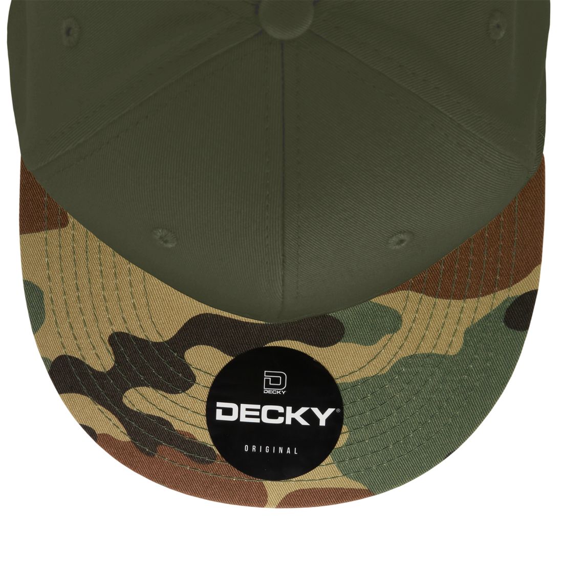 Decky 1047 Camouflage High Profile Snapback Hats 6 Panel Caps Flat Bill Army Wholesale