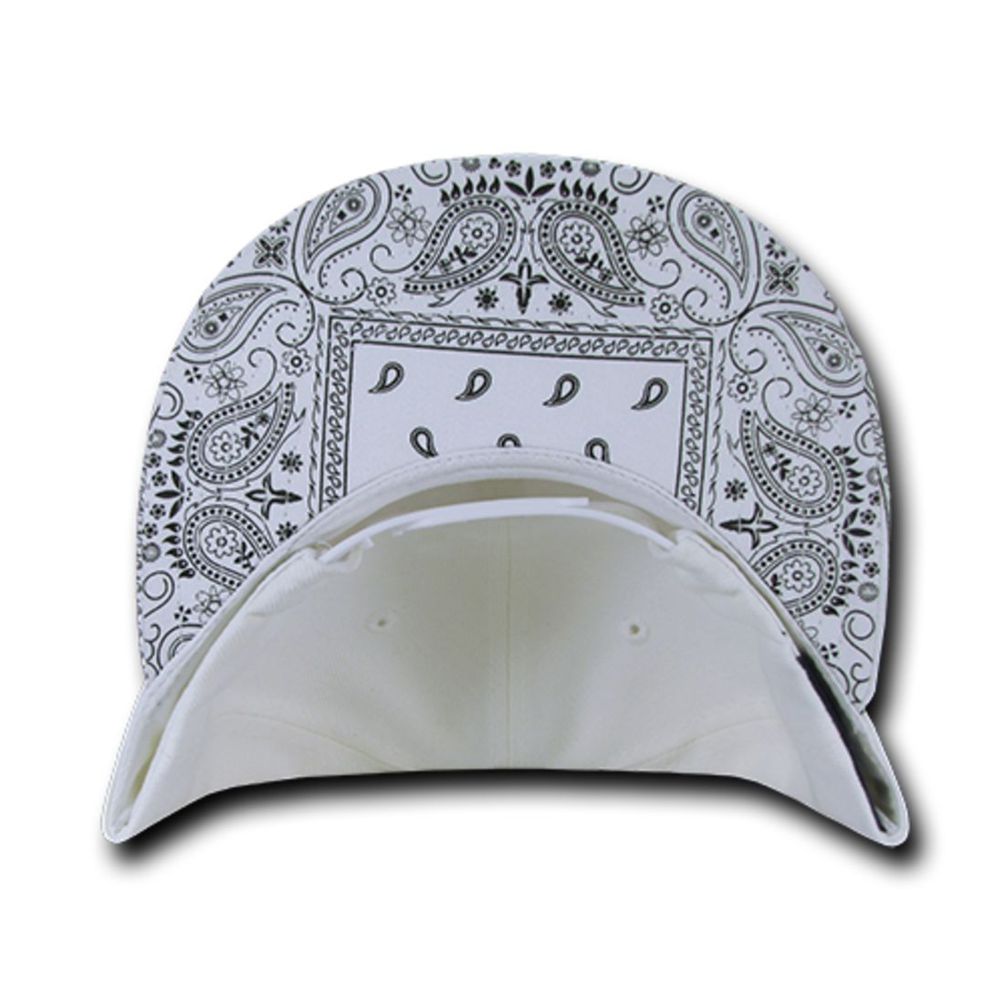Decky 1093 High Profile Bandana Paisley Snapback Hats 6 Panel Flat Bill Caps Wholesale