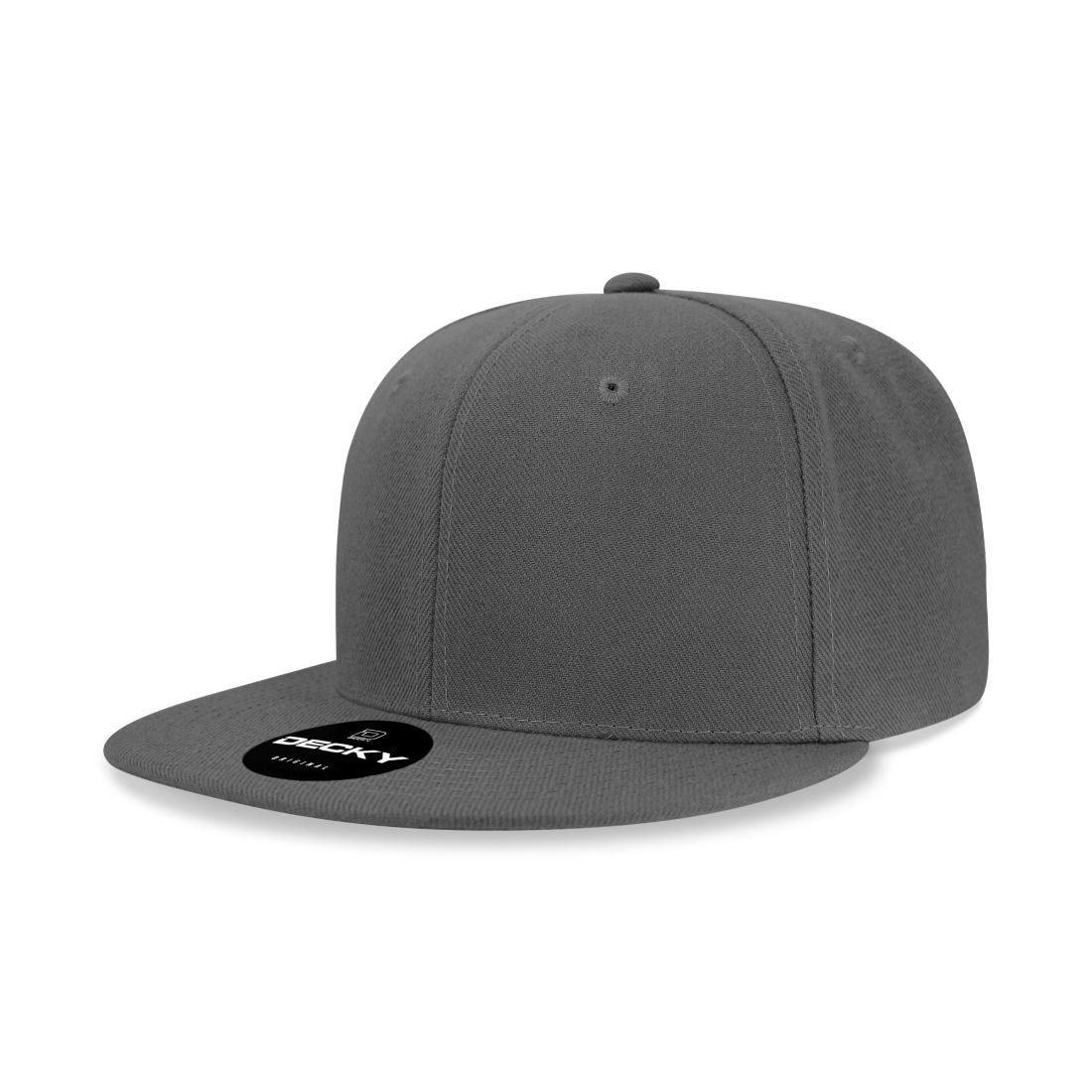 Decky 6020 High Profile Snapback Hats 6 Panel Flat Bill Caps Structured Wholesale