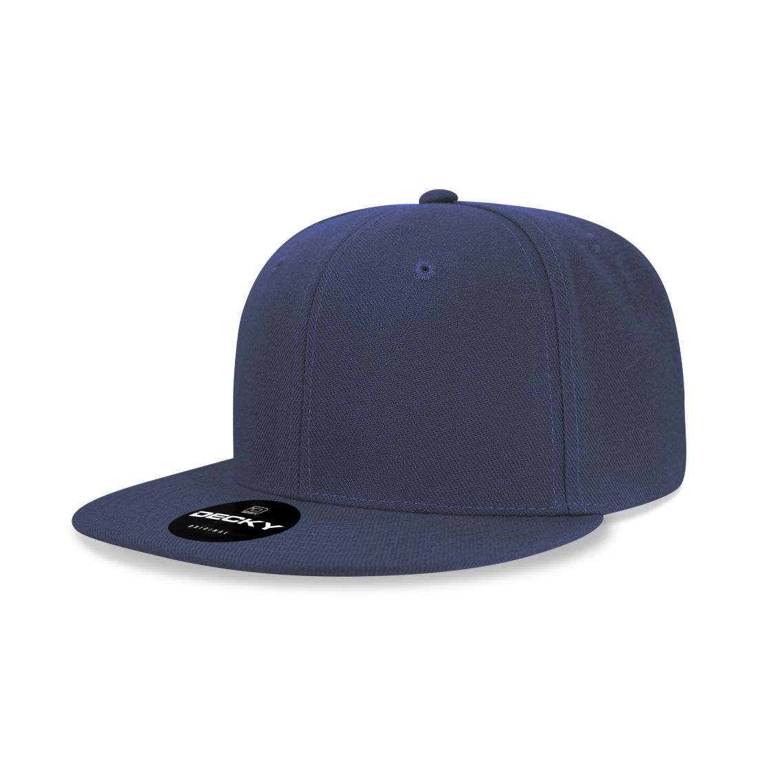 Decky 6020 High Profile Snapback Hats 6 Panel Flat Bill Caps Structured Wholesale