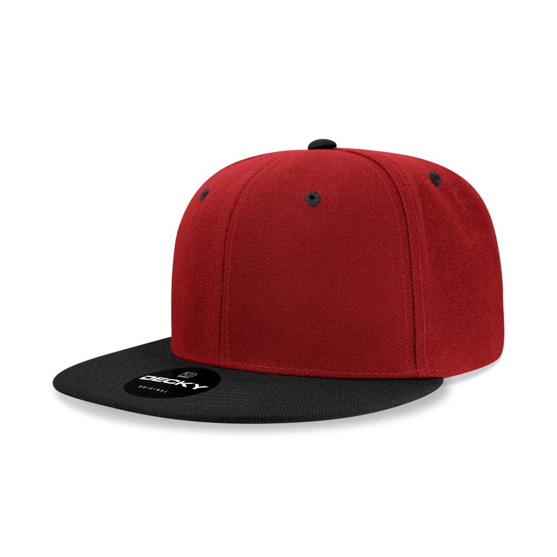 Decky 6020 High Profile Snapback Hats 6 Panel Flat Bill Caps Structured Wholesale