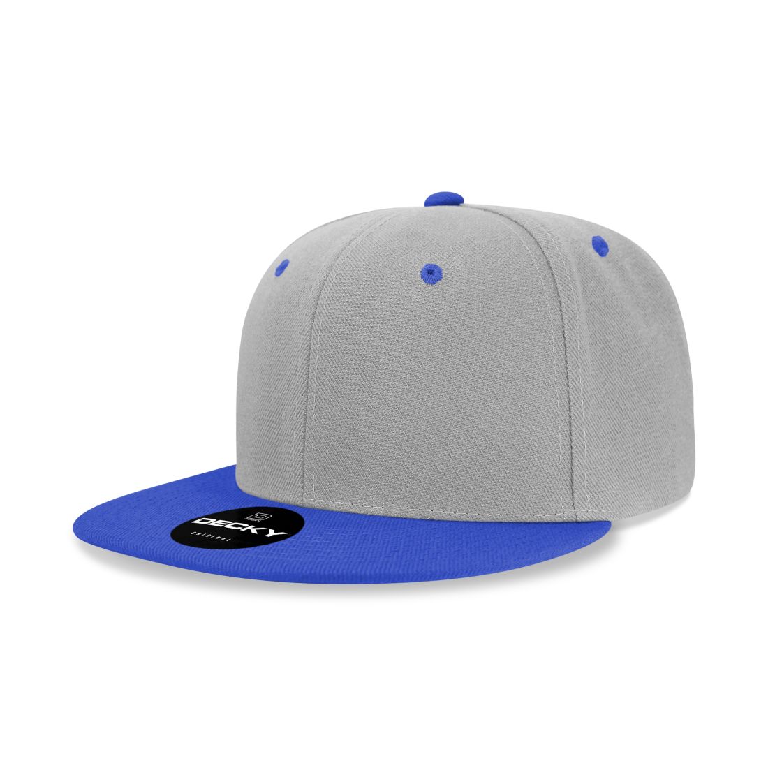 Decky 6020 High Profile Snapback Hats 6 Panel Flat Bill Caps Structured Wholesale