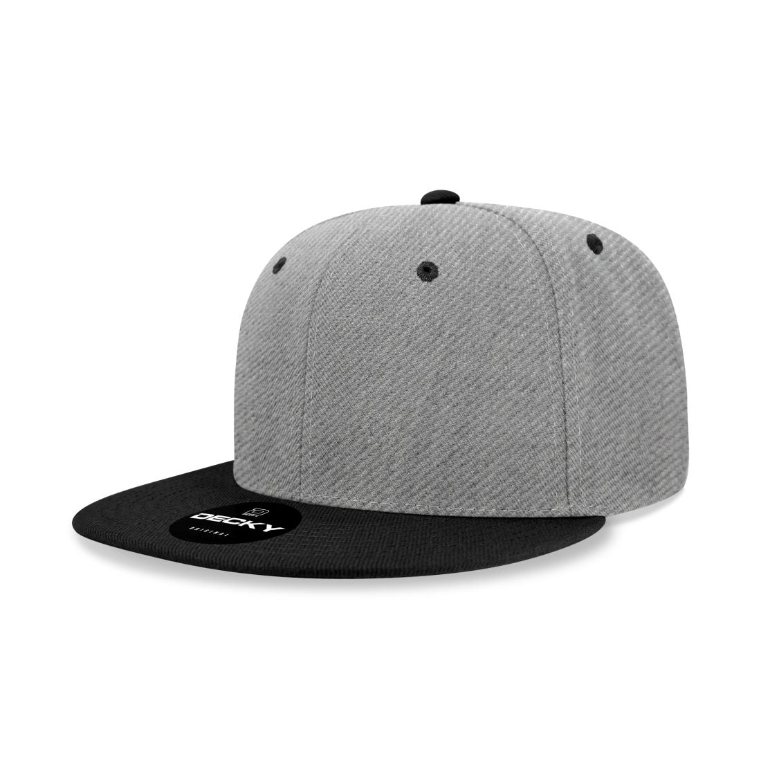 Decky 6020 High Profile Snapback Hats 6 Panel Flat Bill Caps Structured Wholesale