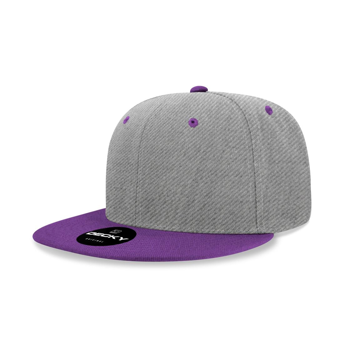 Decky 6020 High Profile Snapback Hats 6 Panel Flat Bill Caps Structured Wholesale