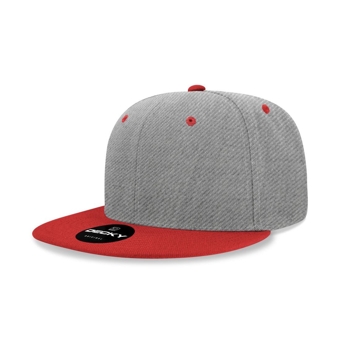 Decky 6020 High Profile Snapback Hats 6 Panel Flat Bill Caps Structured Wholesale