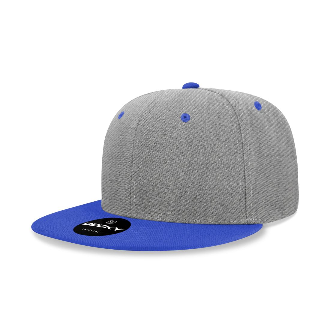 Decky 6020 High Profile Snapback Hats 6 Panel Flat Bill Caps Structured Wholesale