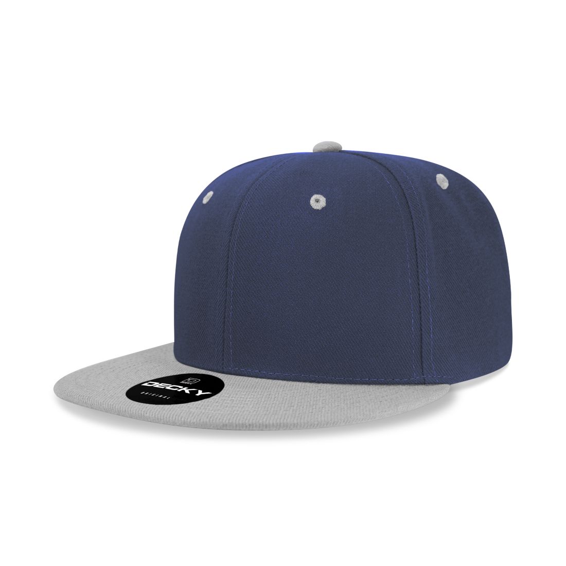 Decky 6020 High Profile Snapback Hats 6 Panel Flat Bill Caps Structured Wholesale