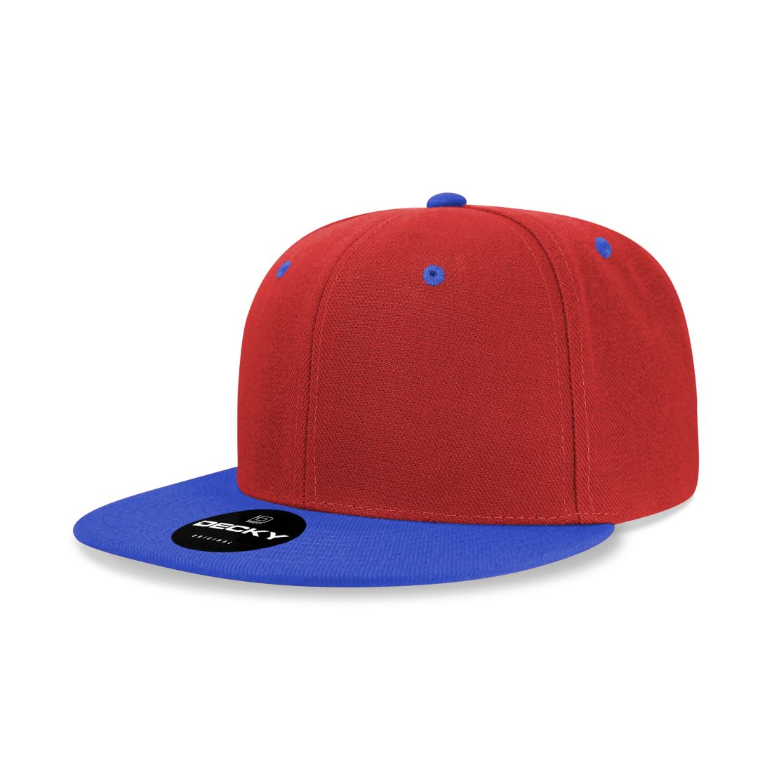 Decky 6020 High Profile Snapback Hats 6 Panel Flat Bill Caps Structured Wholesale