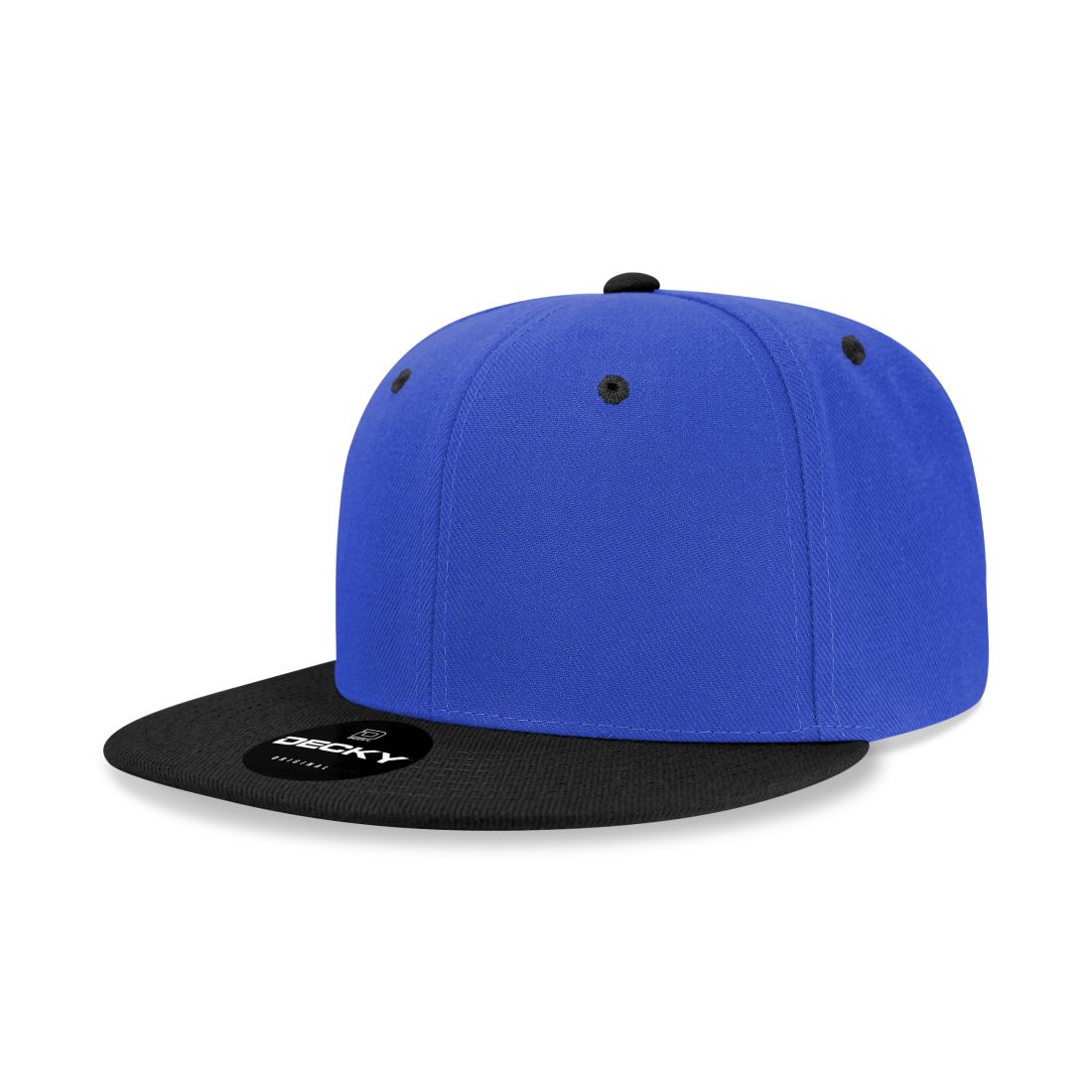 Decky 6020 High Profile Snapback Hats 6 Panel Flat Bill Caps Structured Wholesale