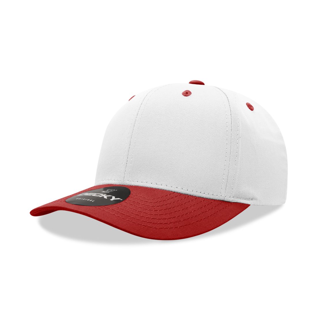 Decky Classic 6022 Mid Profile Structured Hats 6 Panel Curved Bill Snapback Caps