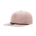 Decky 6032 - Classic Grandpa Rope Cap, 5 Panel Flat Bill Hat, Snapback