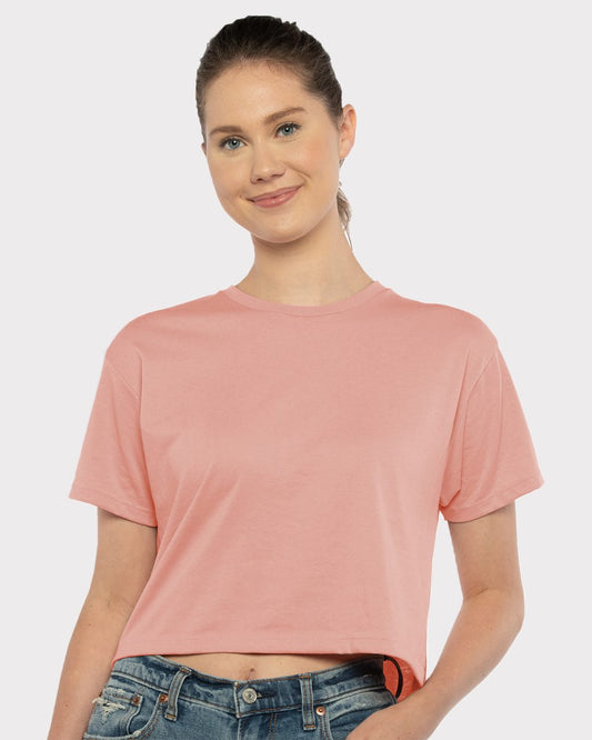Next Level 1580 Women's Ideal Crop Top - Star Hats & Embroidery