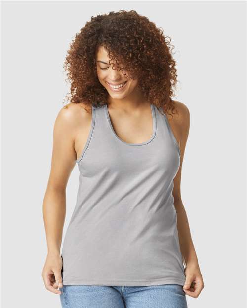 Gildan 64220LCVC Women's Softstyle® CVC Racerback Tank Top