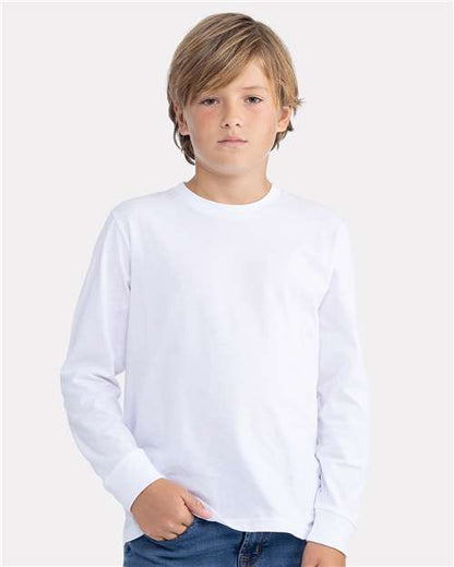 Next Level 3311 Youth Cotton Long Sleeve Tee