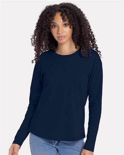 Next Level 3911 Women's Cotton Relaxed Long Sleeve Tee