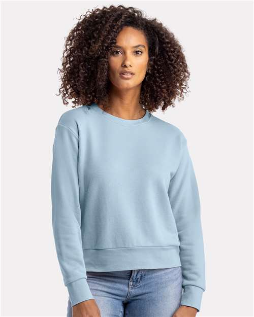 Next Level 9084 Women's Laguna Sueded Crewneck Sweatshirt