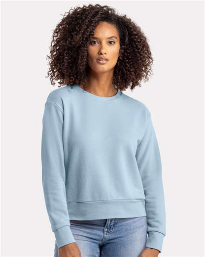 Next Level 9084 Women's Laguna Sueded Crewneck Sweatshirt