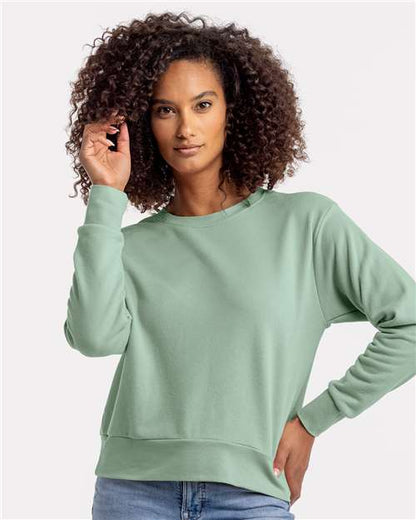 Next Level 9084 Women's Laguna Sueded Crewneck Sweatshirt