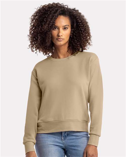 Next Level 9084 Women's Laguna Sueded Crewneck Sweatshirt