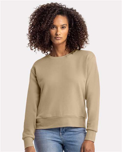 Next Level 9084 Women's Laguna Sueded Crewneck Sweatshirt
