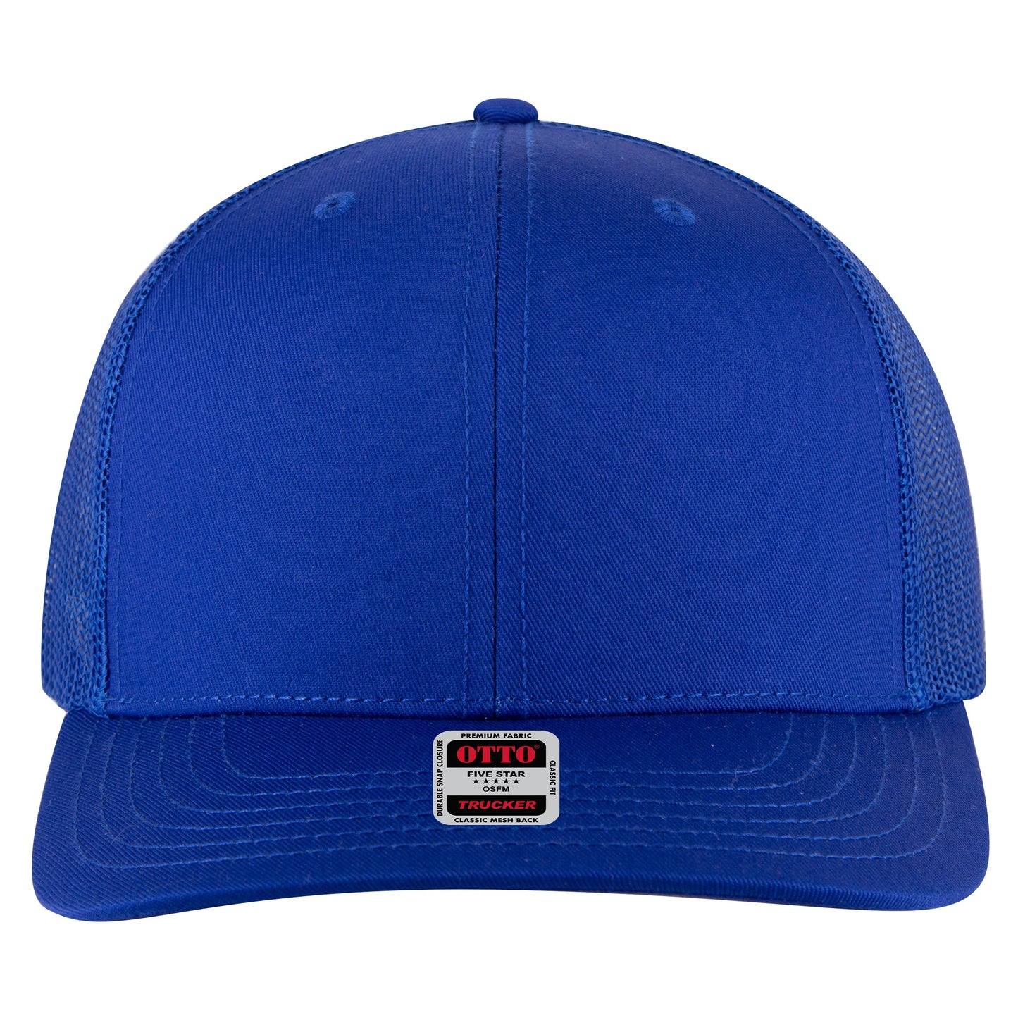 Otto Cap 112-1 6 Panel Mid Profile Mesh Back Trucker Cap