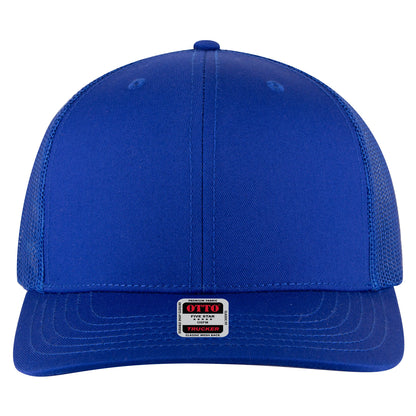 Otto Cap 112-1 6 Panel Mid Profile Mesh Back Trucker Cap