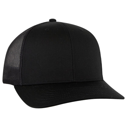 Otto Cap 112-1 6 Panel Mid Profile Mesh Back Trucker Cap