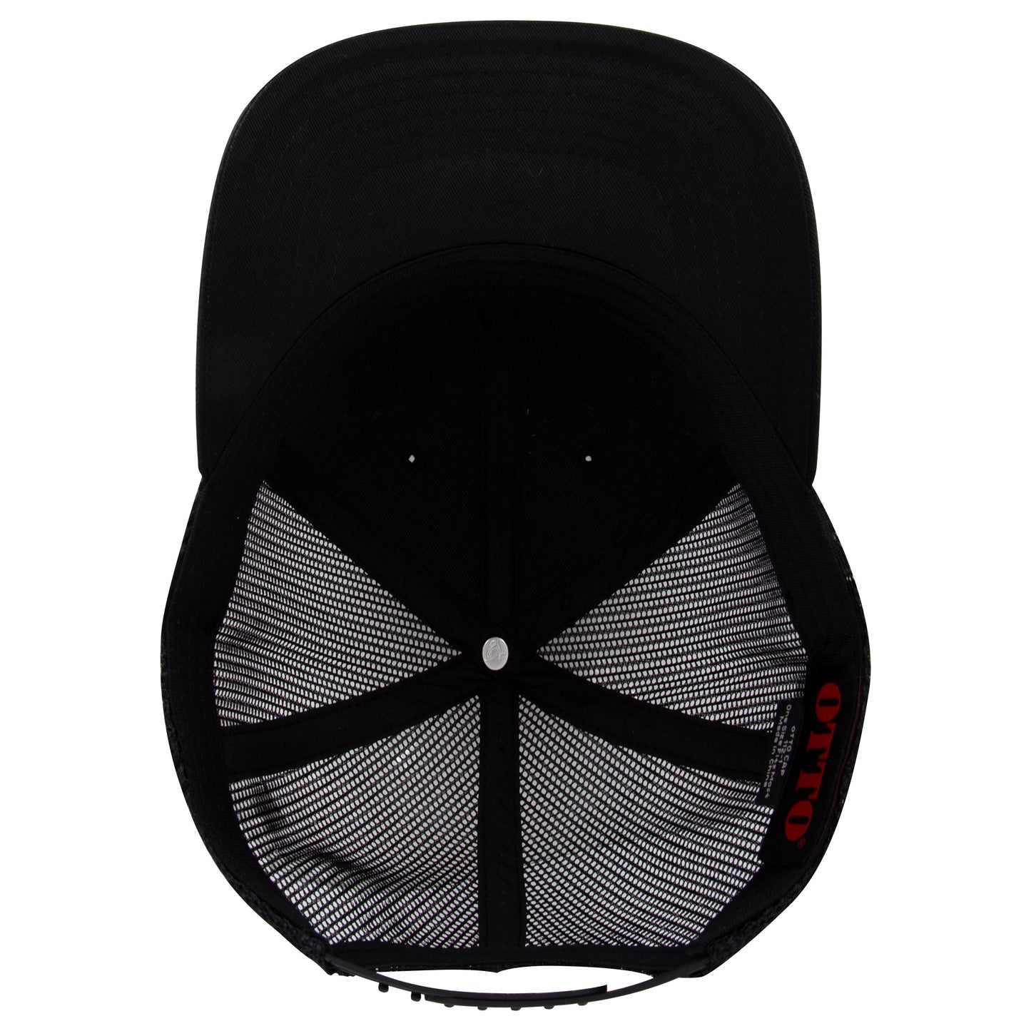 Otto Cap 112-1 6 Panel Mid Profile Mesh Back Trucker Cap