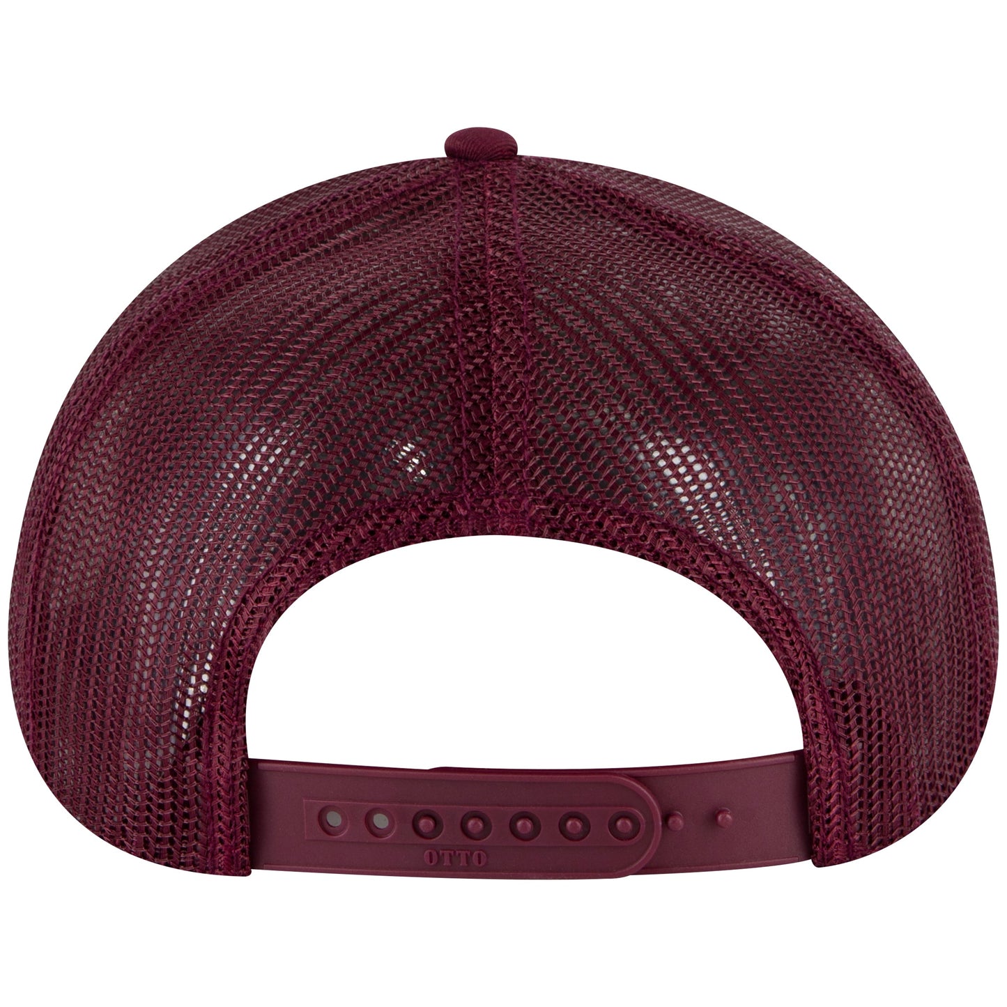 Otto Cap 112-1 6 Panel Mid Profile Mesh Back Trucker Cap
