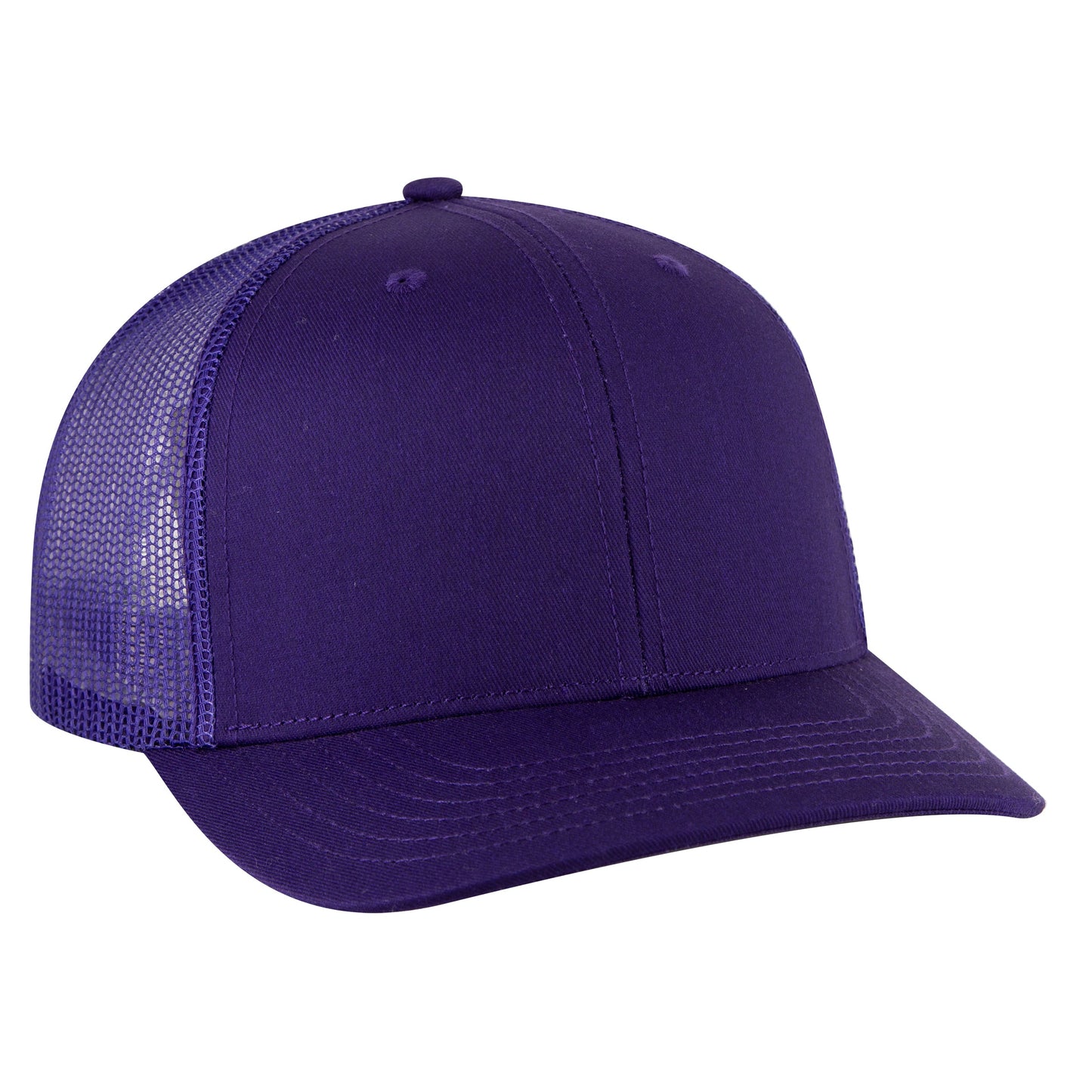 Otto Cap 112-1 6 Panel Mid Profile Mesh Back Trucker Cap