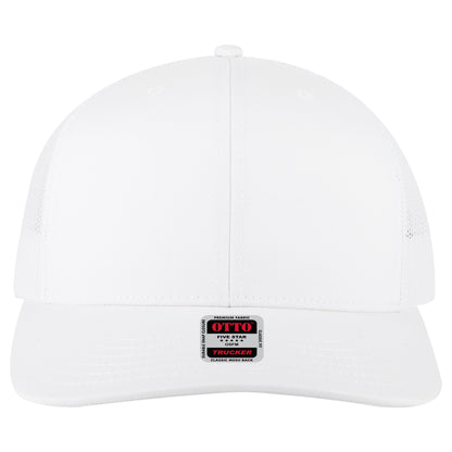 Otto Cap 112-1 6 Panel Mid Profile Mesh Back Trucker Cap