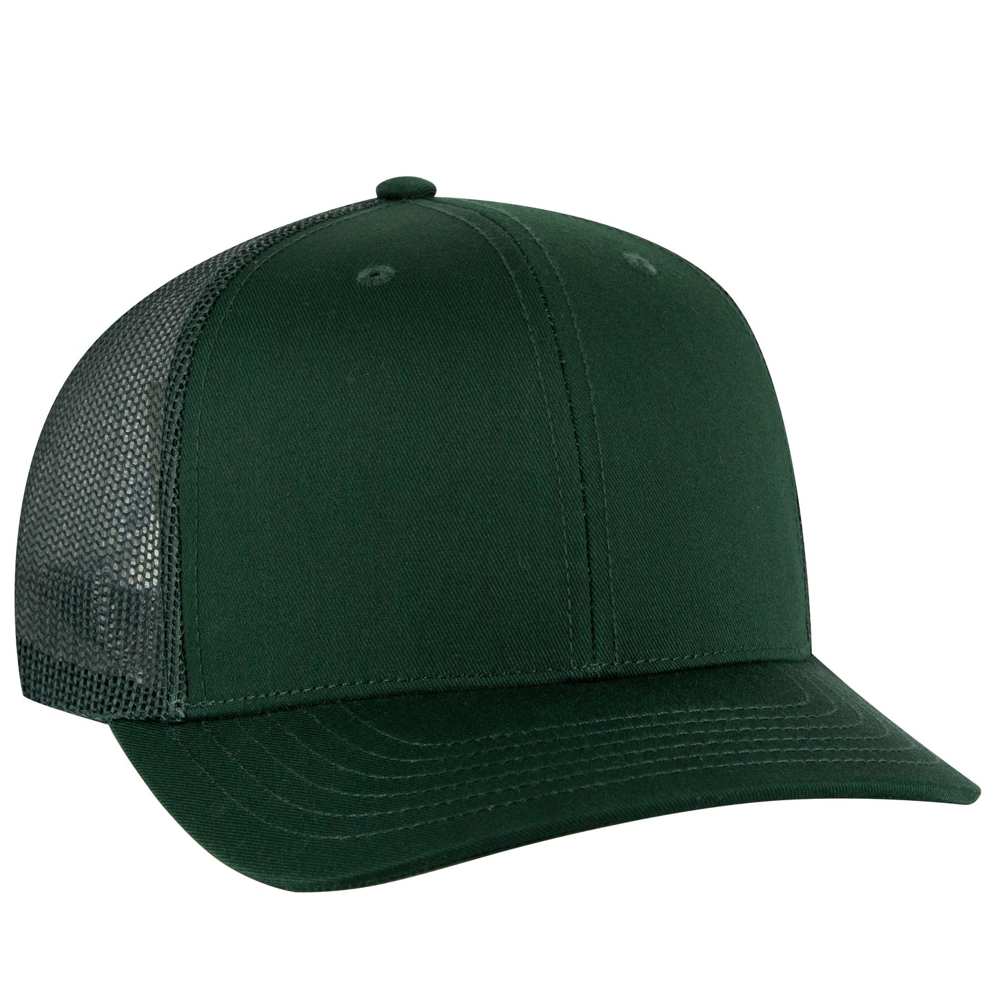 Otto Cap 112-1 6 Panel Mid Profile Mesh Back Trucker Cap