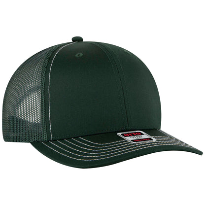 Otto Cap 112-1 6 Panel Mid Profile Mesh Back Trucker Cap
