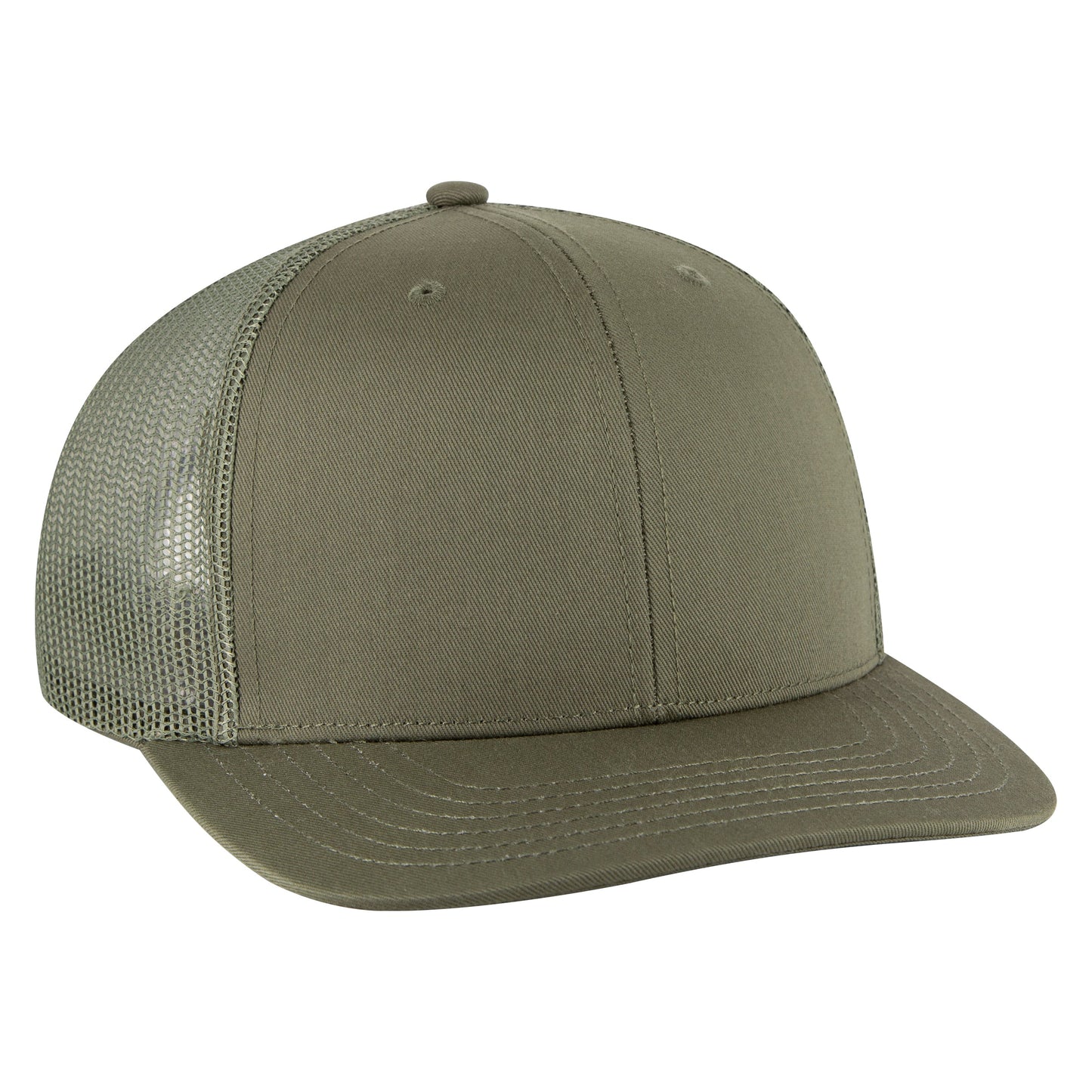 Otto Cap 112-1 6 Panel Mid Profile Mesh Back Trucker Cap