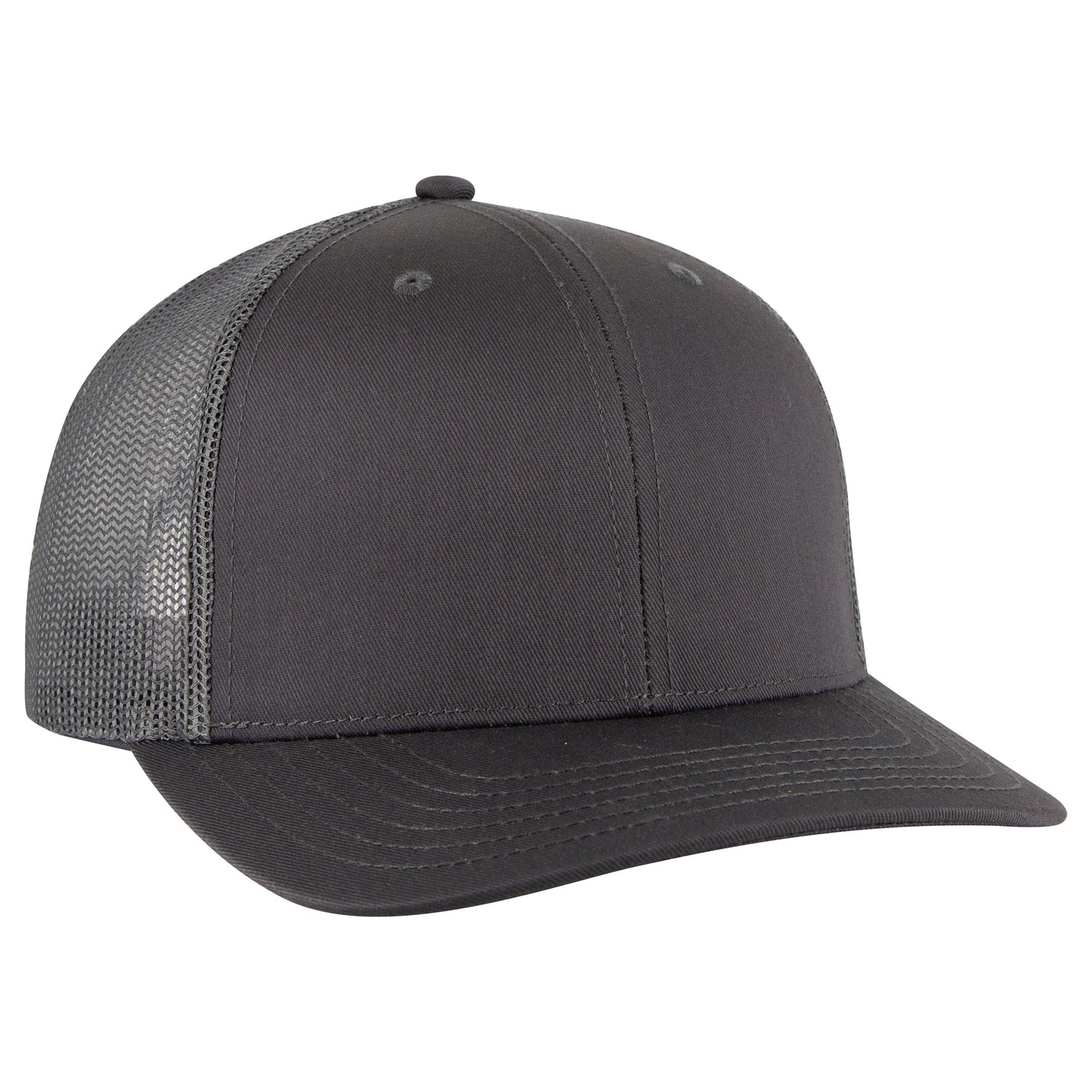 Otto Cap 112-1 6 Panel Mid Profile Mesh Back Trucker Cap