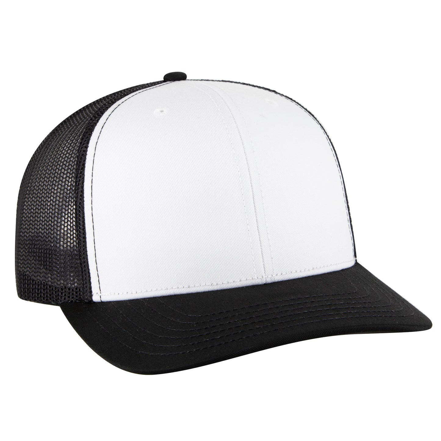 Otto Cap 112-1 6 Panel Mid Profile Mesh Back Trucker Cap