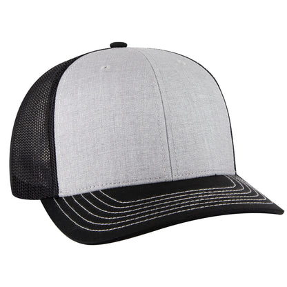 Otto Cap 112-1 6 Panel Mid Profile Mesh Back Trucker Cap