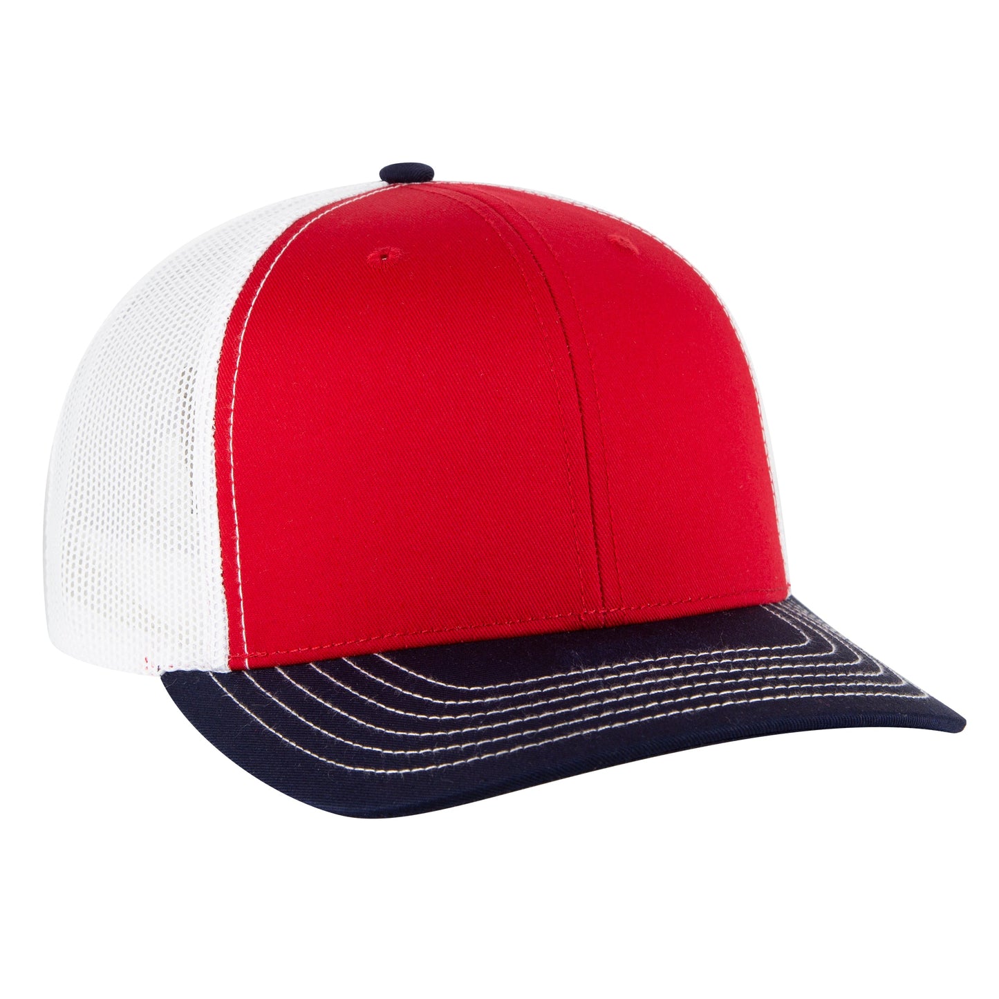 Otto Cap 112-1 6 Panel Mid Profile Mesh Back Trucker Cap